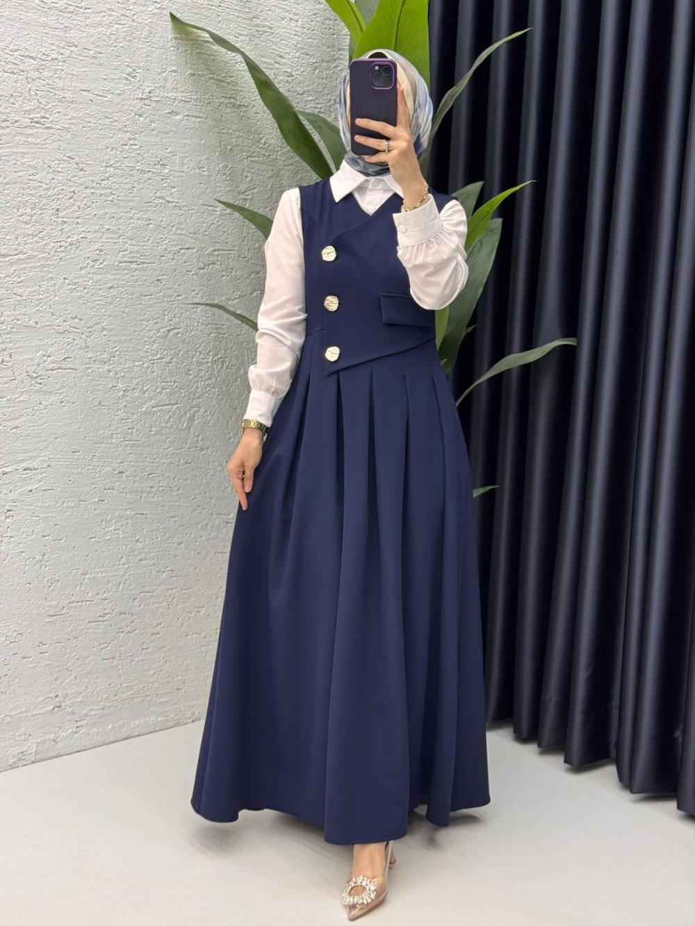 Afitap Jile Tesettür Giyim Lacivert