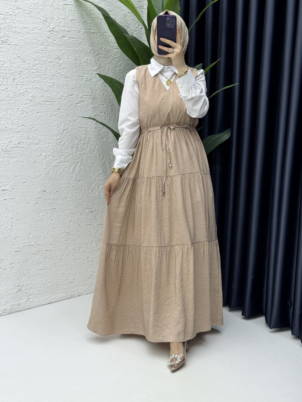 Asya Jile Tesettür Giyim Camel