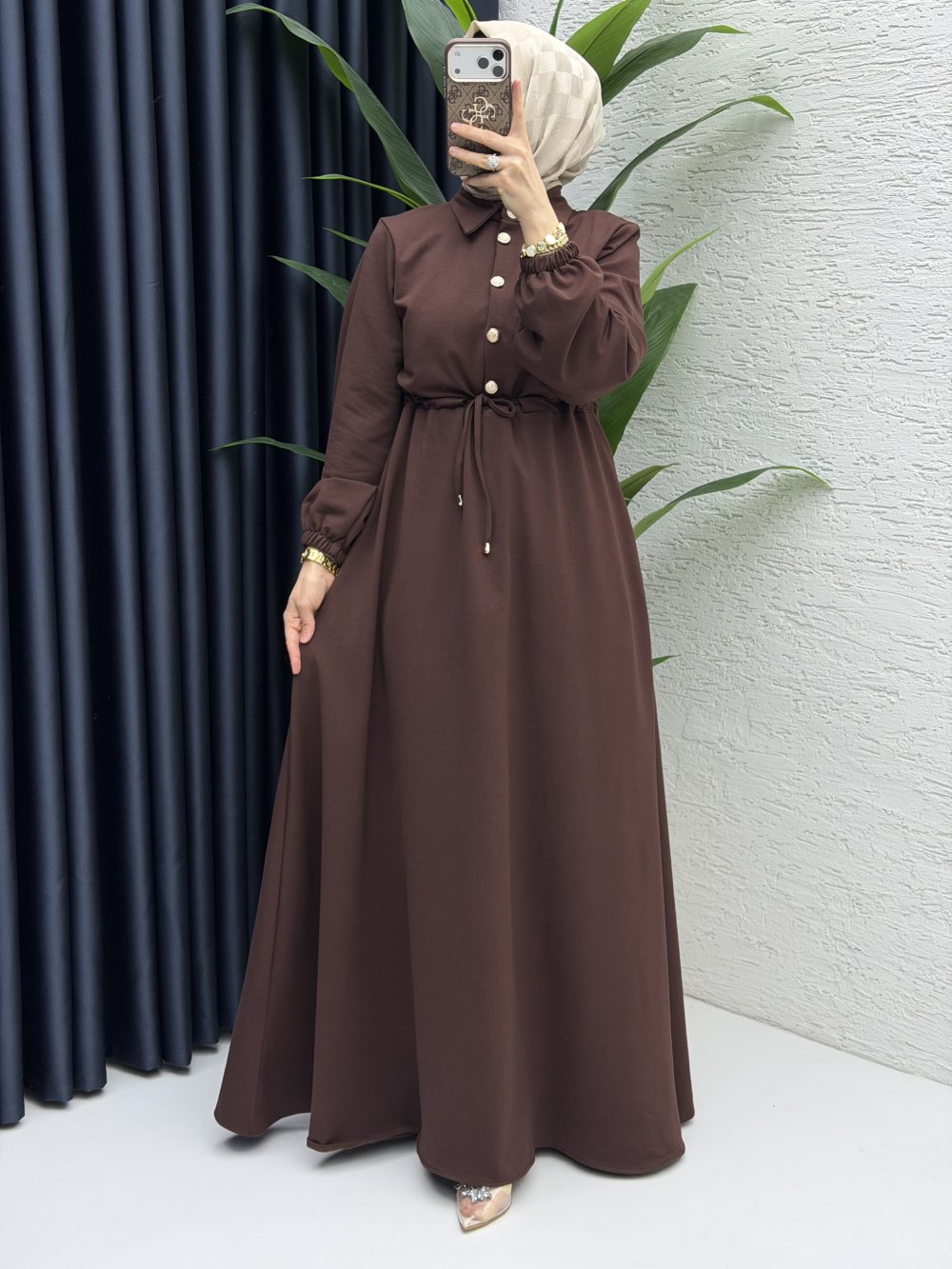 Ayben Elbise Tesettür Giyim  Kahve
