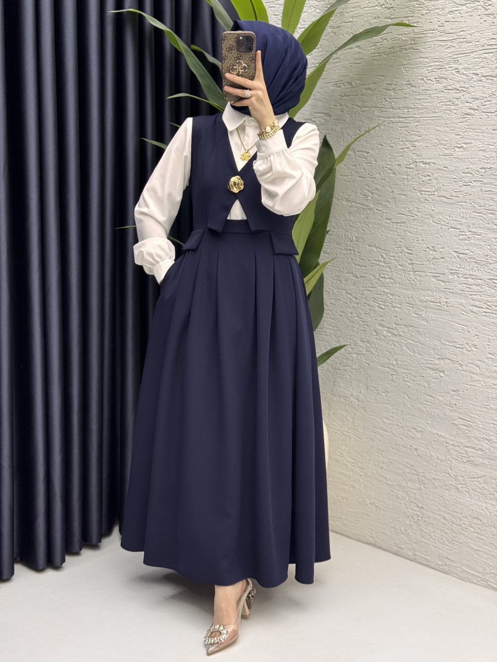 Ayperi Jile Tesettür Giyim  Lacivert