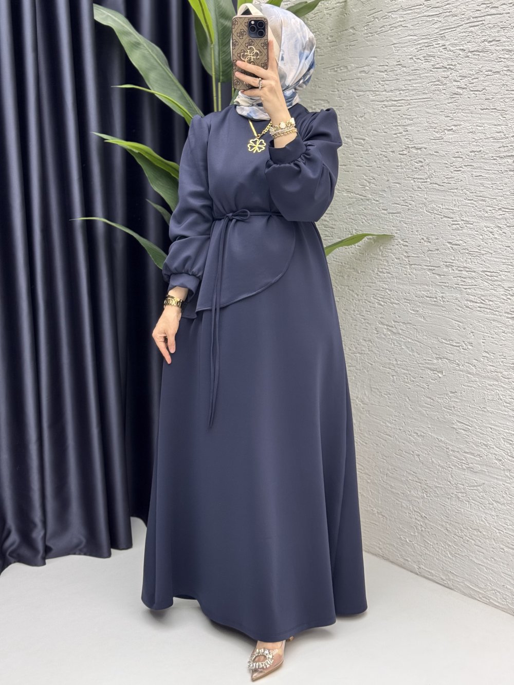 Dila Elbise Tesettür Giyim  Lacivert