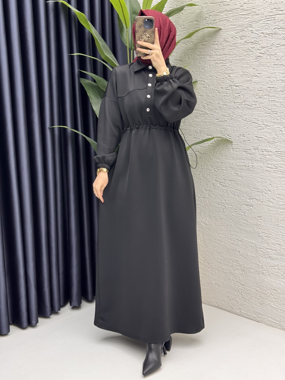 Esma Elbise Tesettür Giyim  Siyah