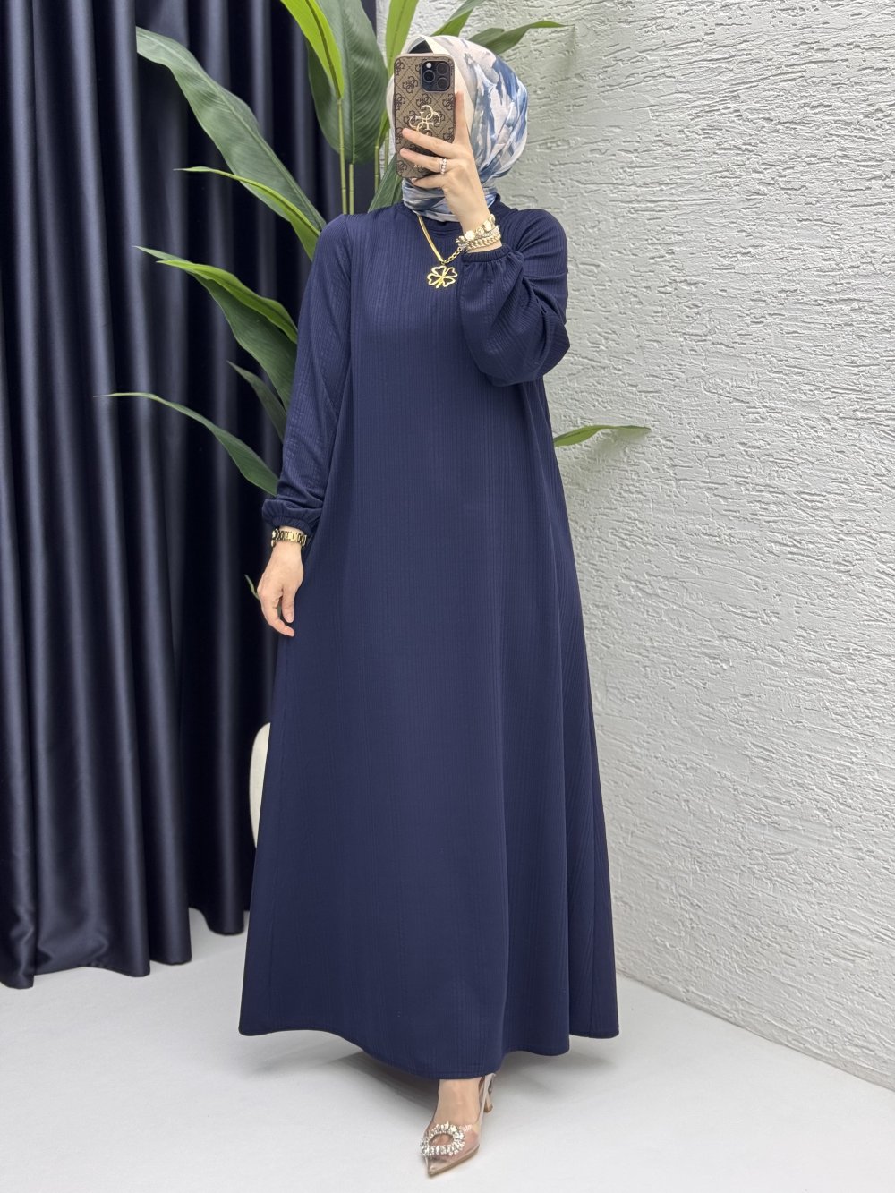 Esme Elbise Tesettür Giyim  Lacivert
