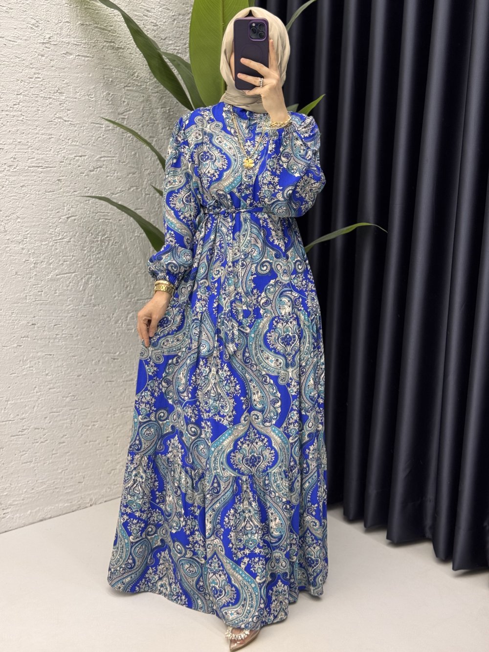 Fidan Elbise Tesettür Giyim Lacivert