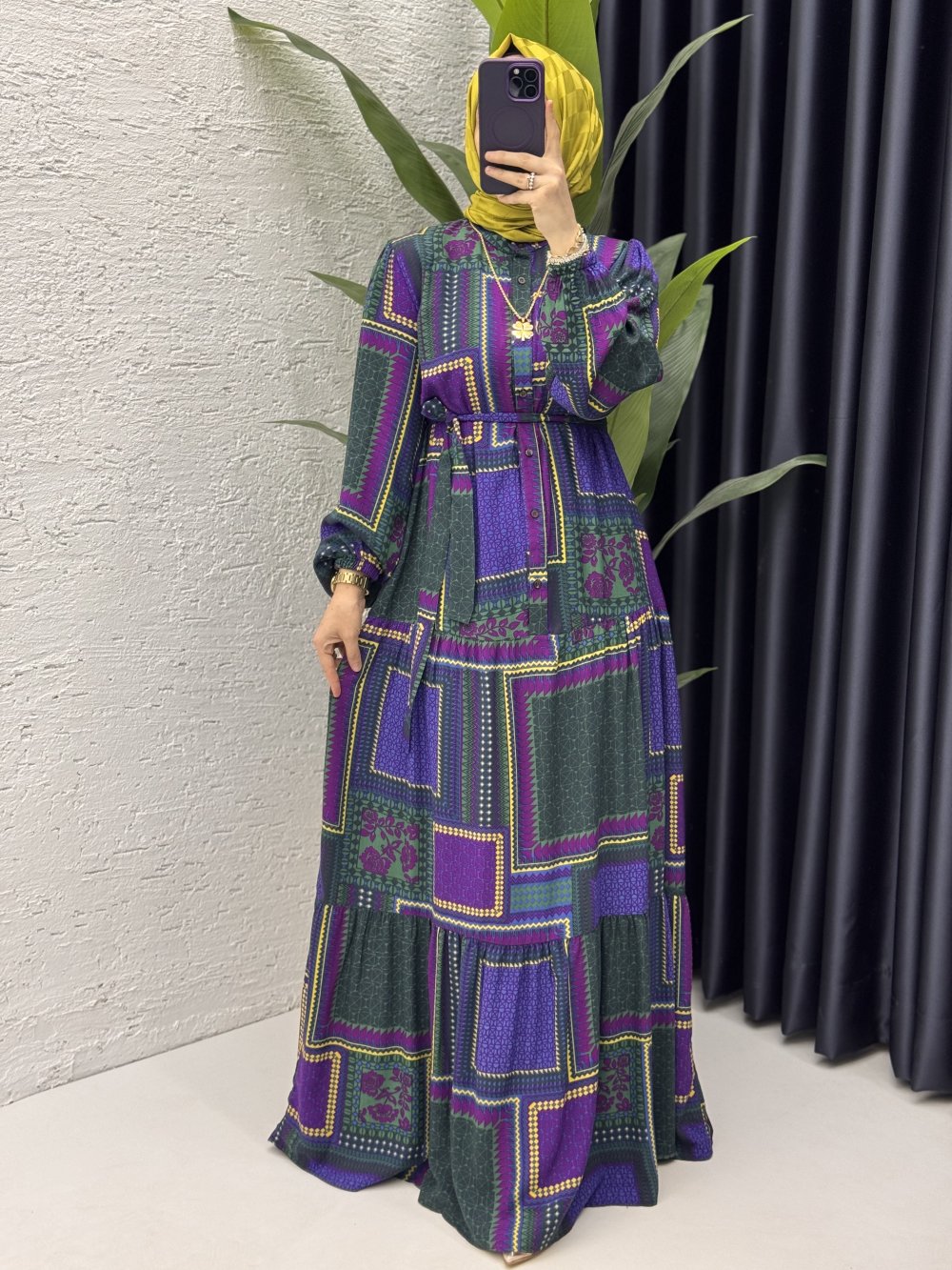 Fidan Elbise Tesettür Giyim Zümrüt