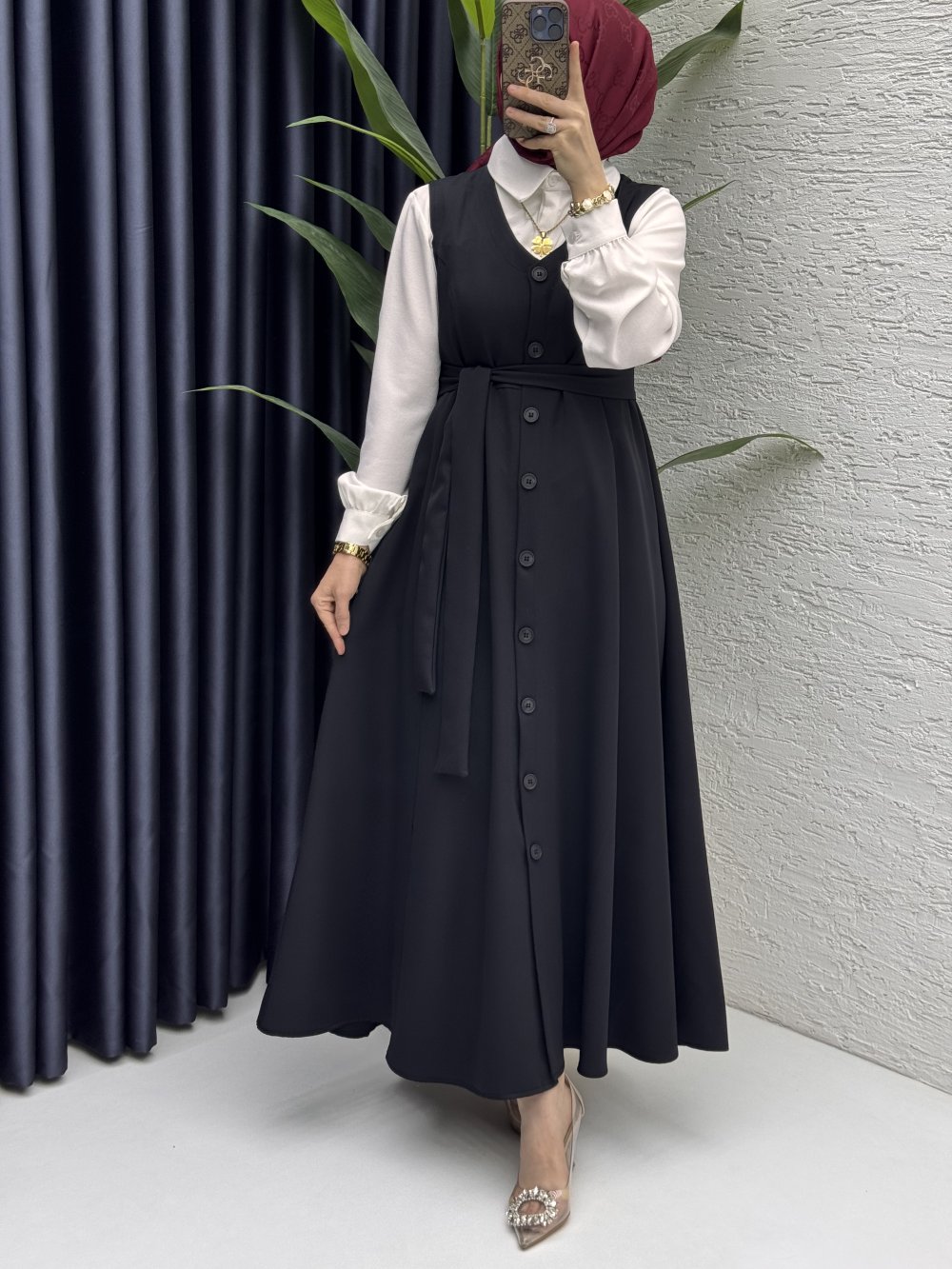 Kübra Jile Tesettür Giyim  Siyah