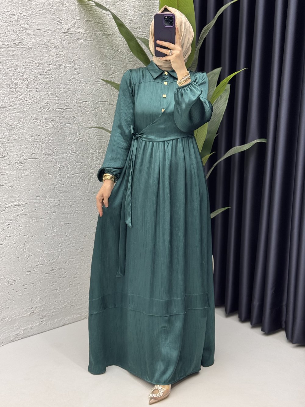 Lalim Elbise Tesettür Giyim Zümrüt