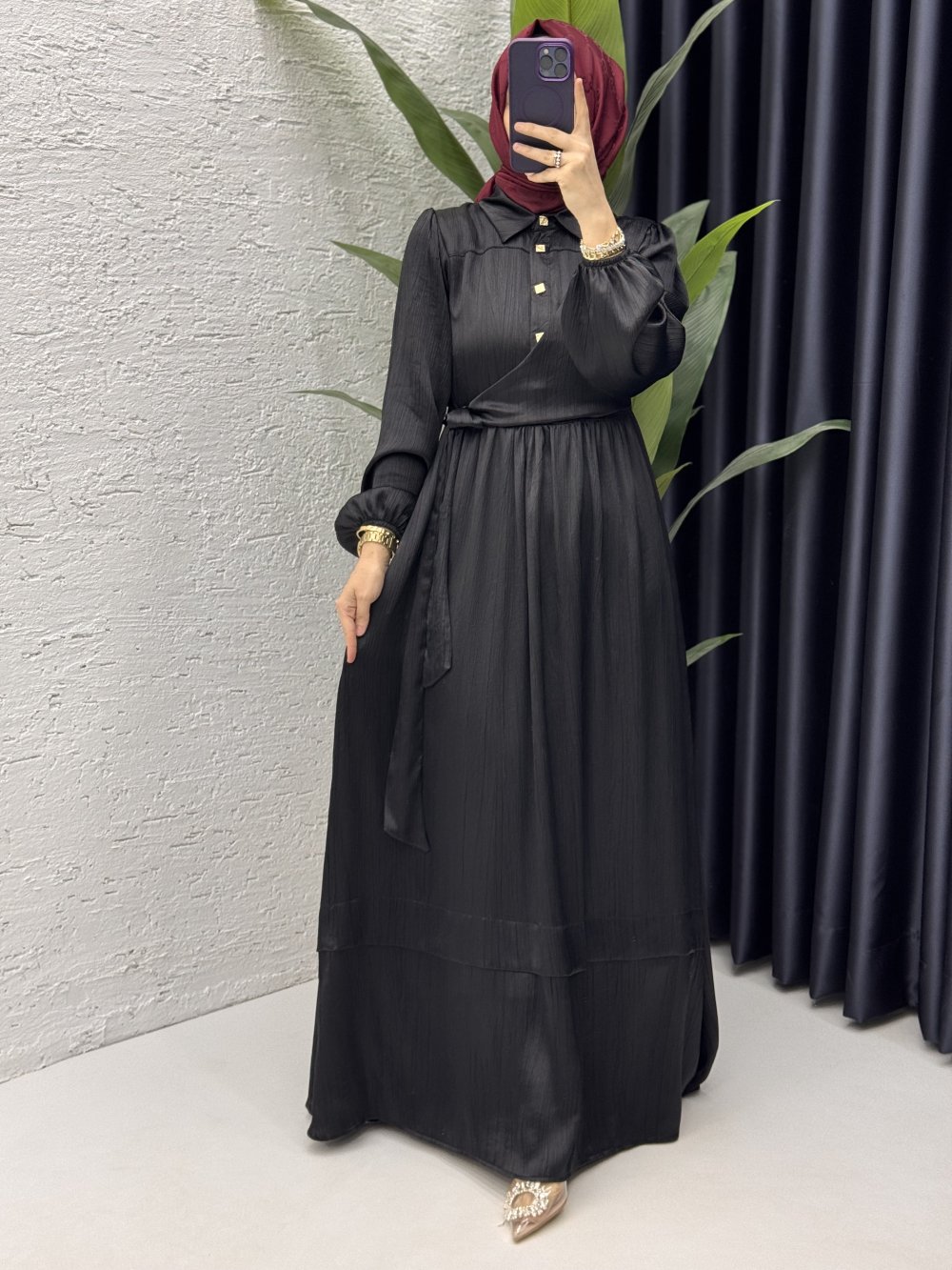 Lalim Elbise Tesettür Giyim Siyah