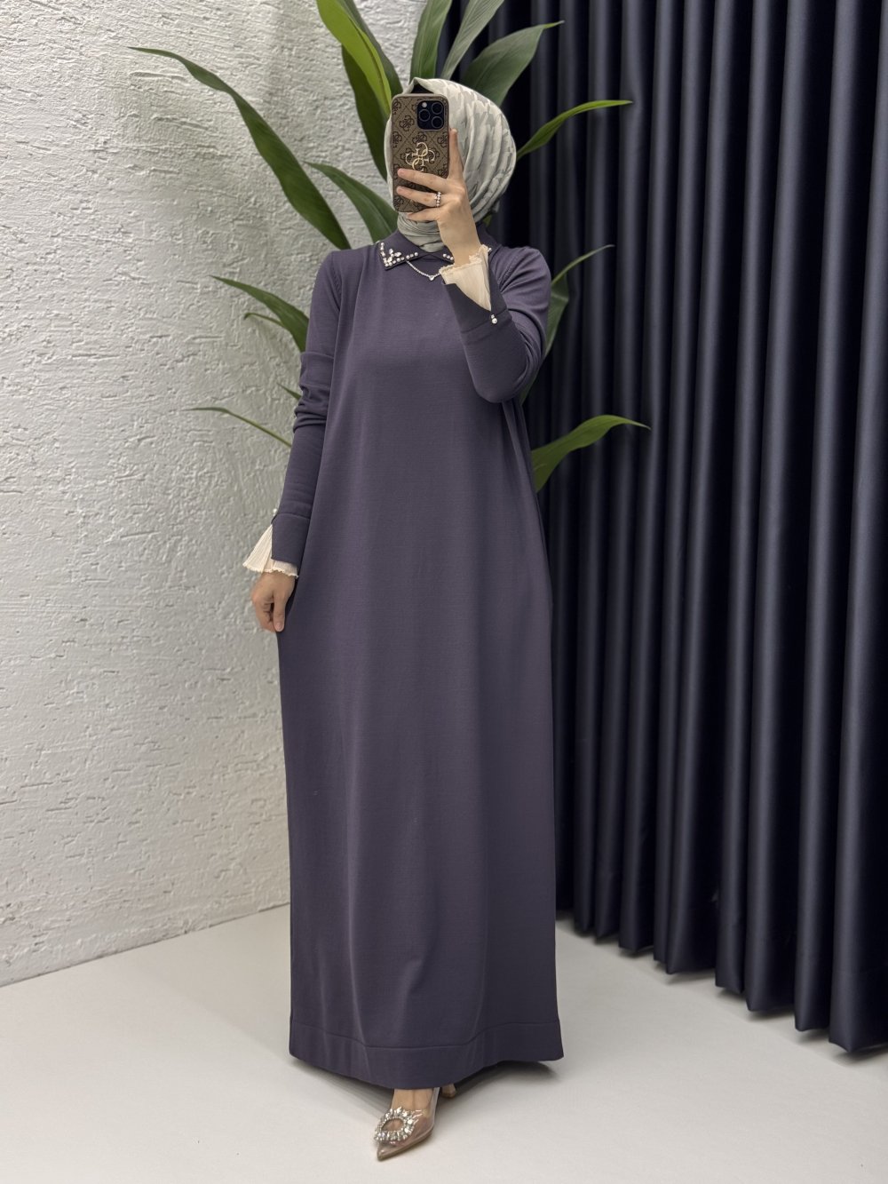 Matmazel Elbise Tesettür Giyim  Füme