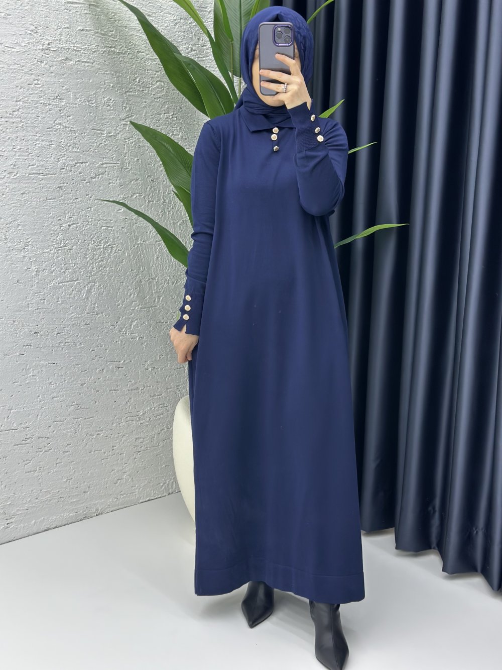 Mihrimah Elbise Lacivert