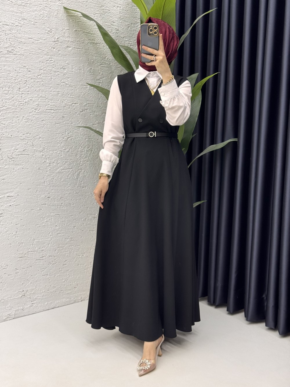 Nadide Jile Tesettür Giyim  Siyah