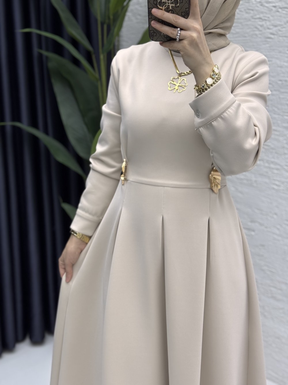 Piraye Tesettür Giyim  Taş Rengi