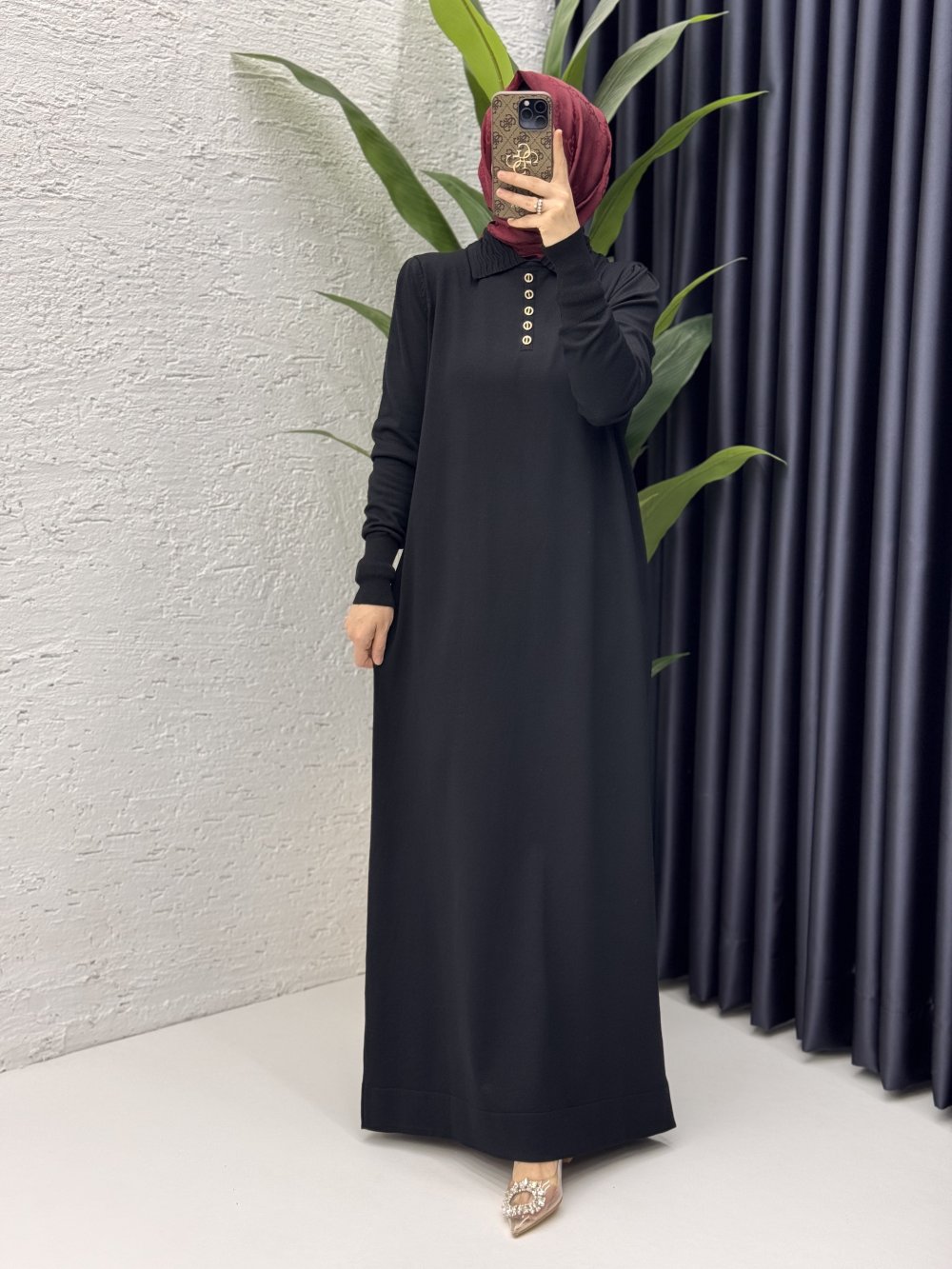 Seray Elbise Tesettür Giyim  Siyah