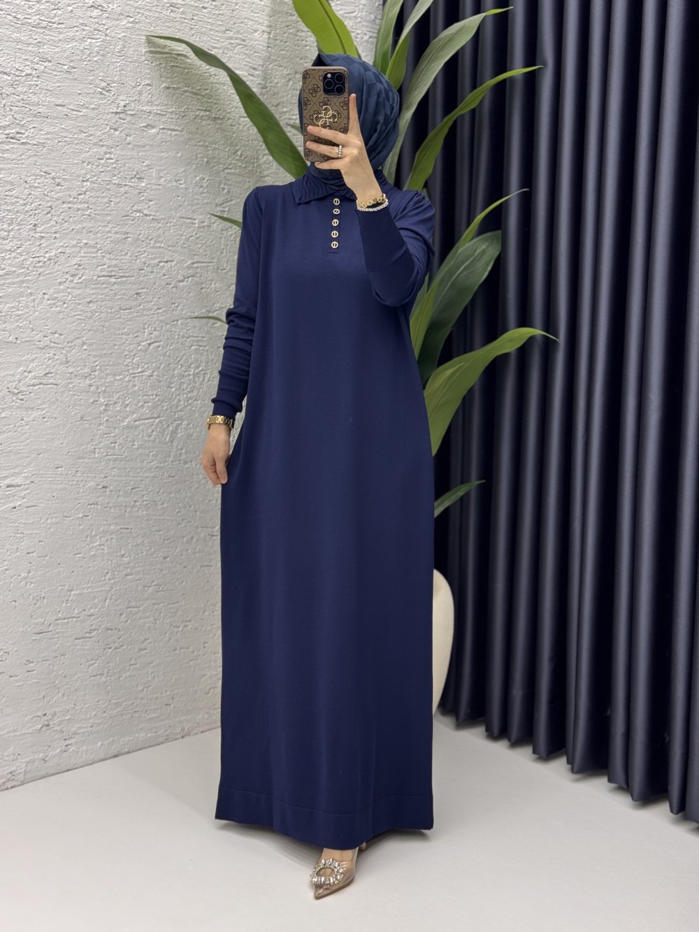 Seray Elbise Tesettür Giyim  Lacivert