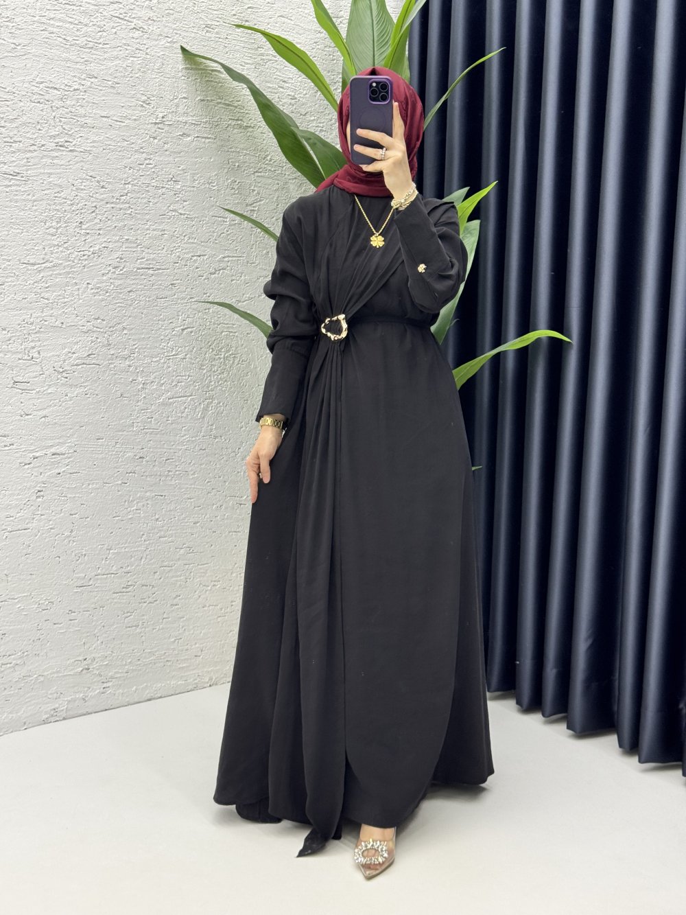 Sevde Elbise Tesettür Giyim Siyah