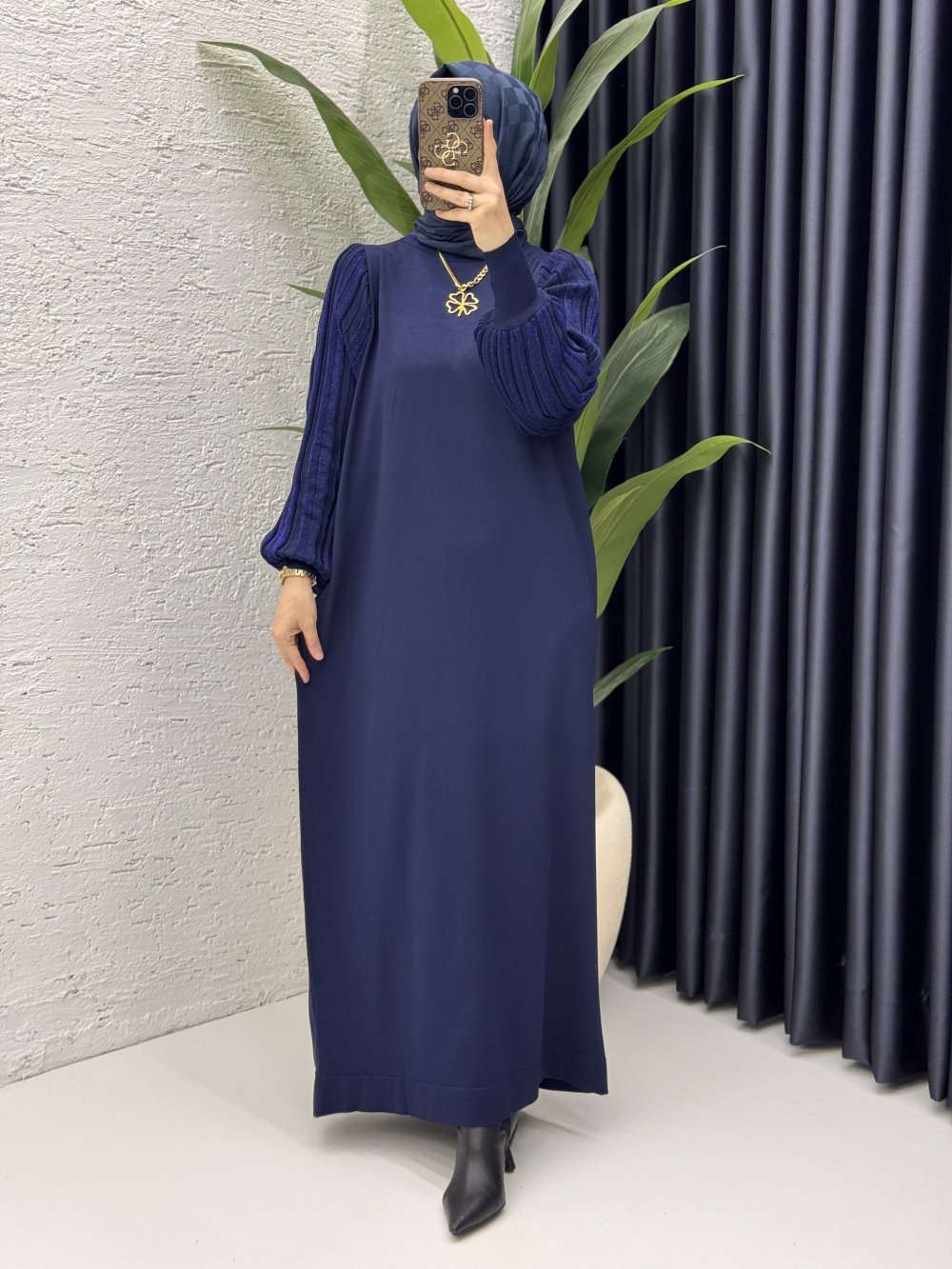 Simge Elbise Tesettür Giyim  Lacivert