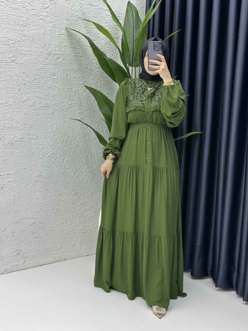 Sude Elbise  Yeşil
