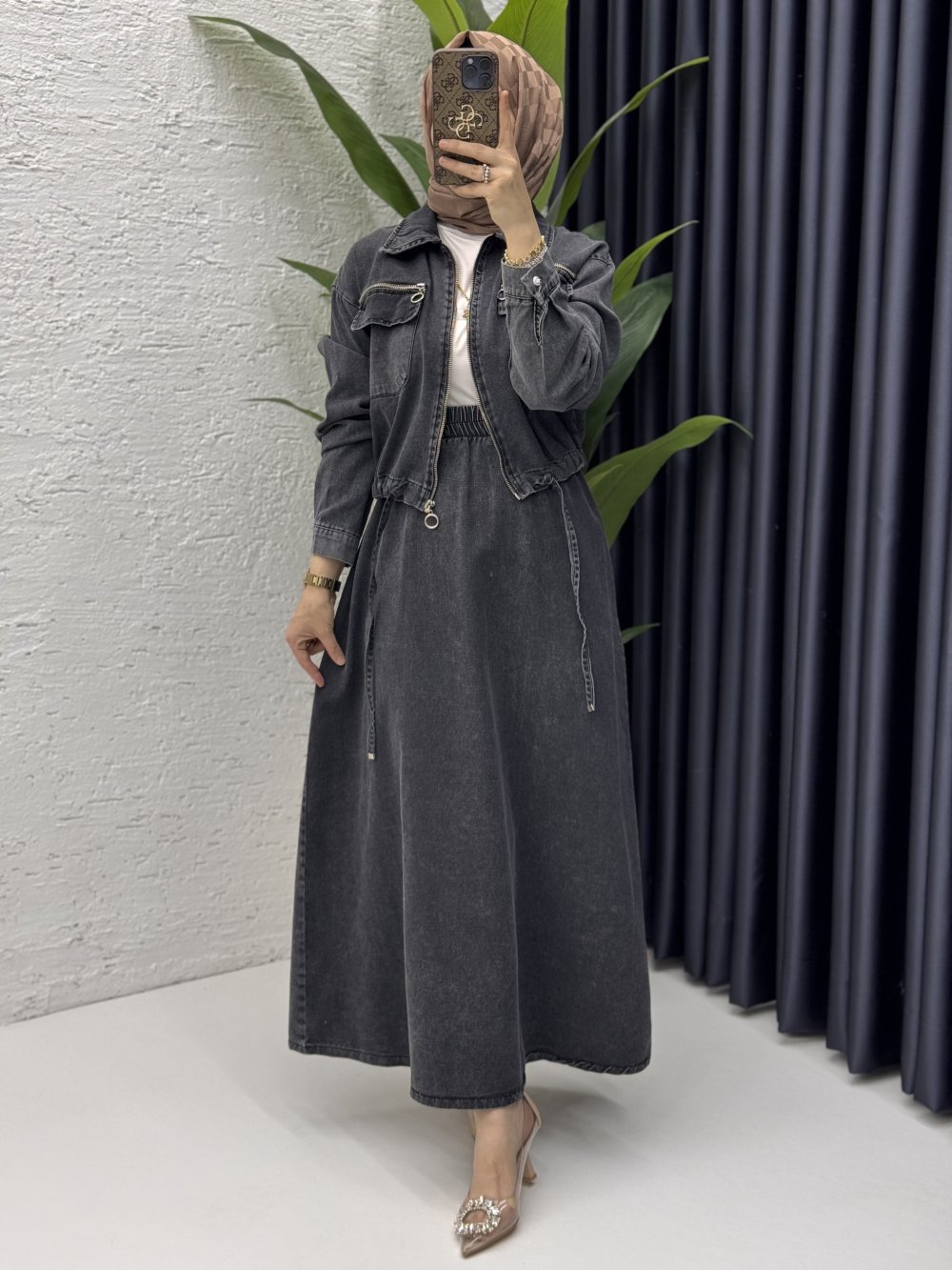 Şüheda Kot Takım Antrasit