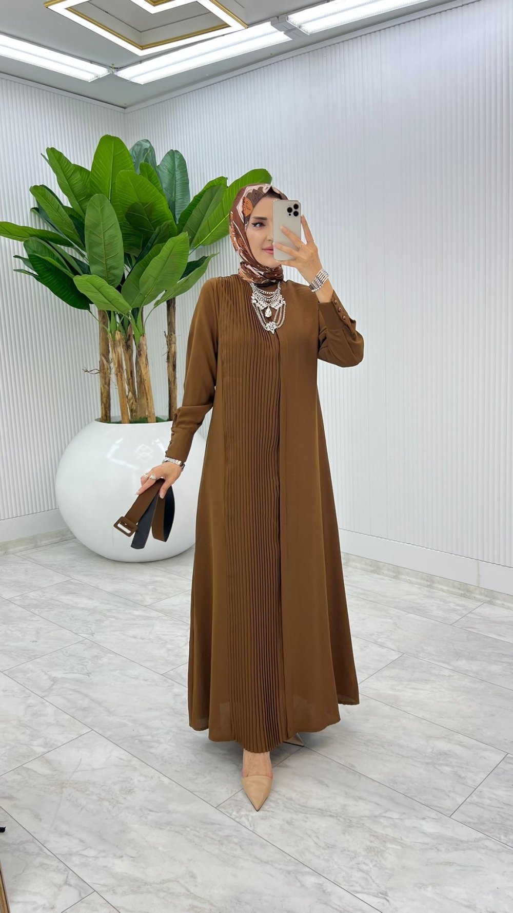 Taba Busem Elbise Tesettür Giyim