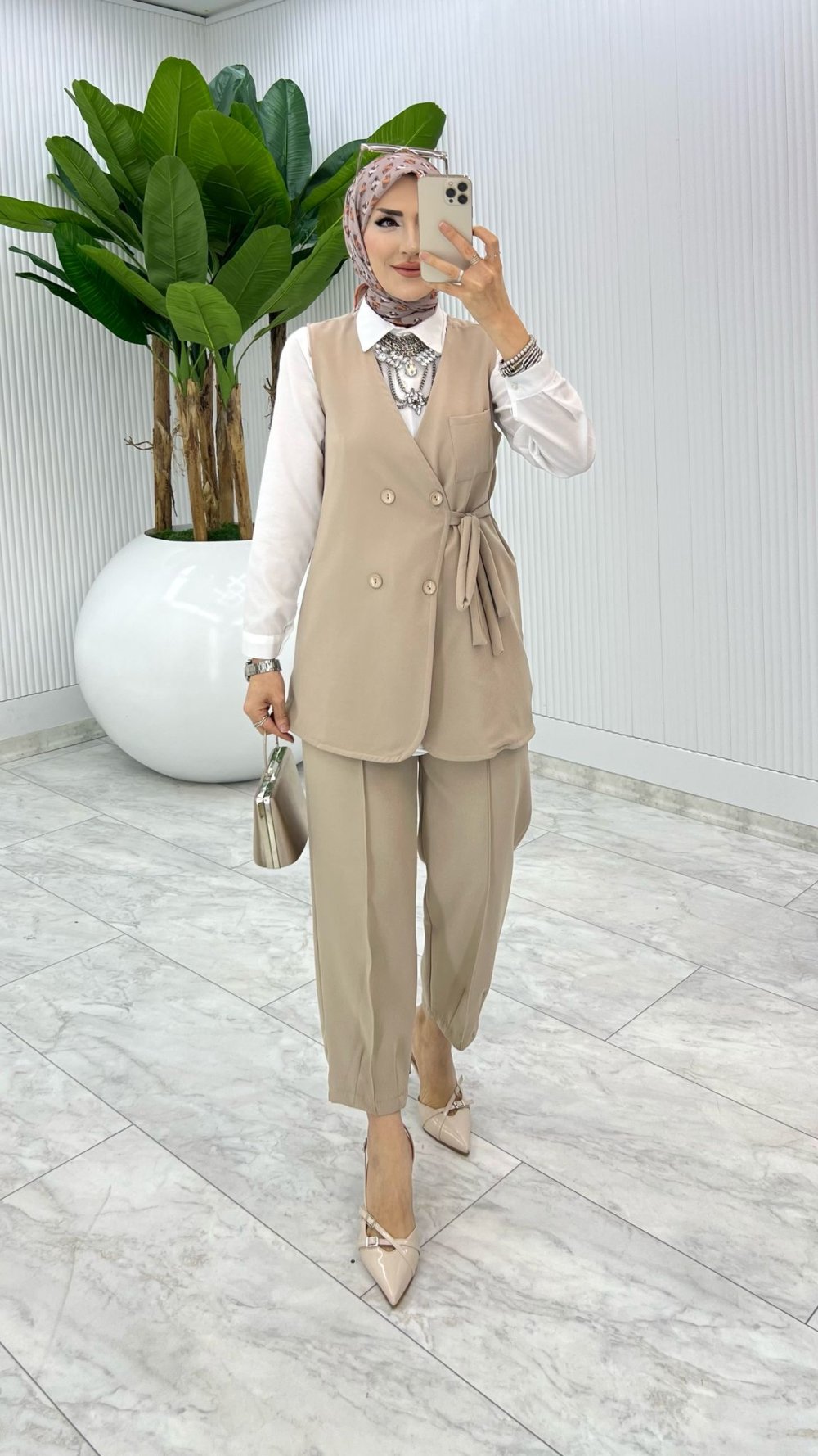 Taş Hilal Takım Tesettür Giyim