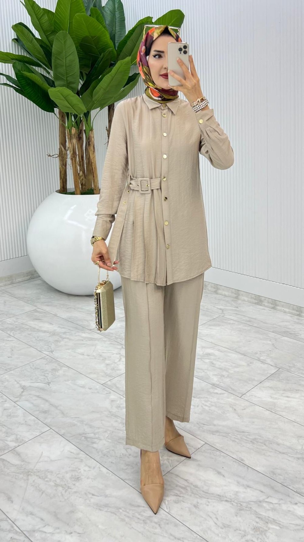 Taş Premium Vildan Takım Tesettür Giyim