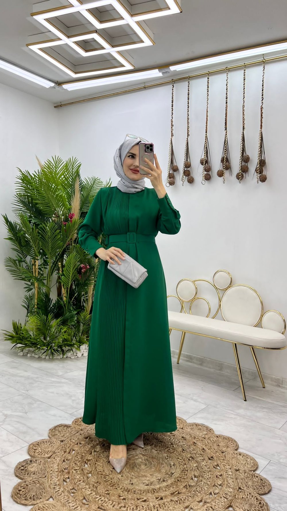 Zümrüt Ayperi Elbise Tesettür Giyim