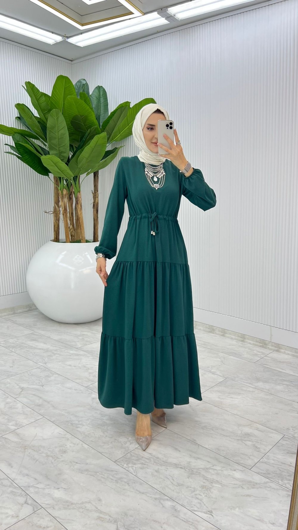 Zümrüt Nilay Elbise Tesettür Giyim