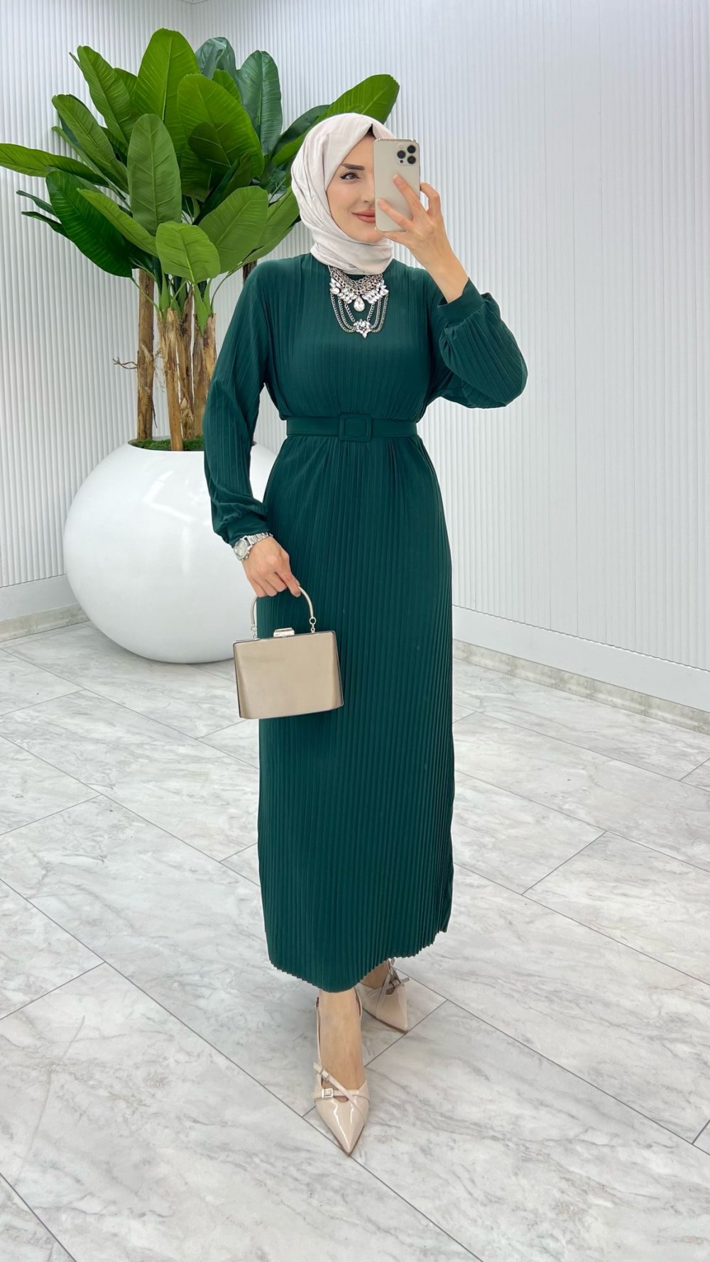 Zümrüt Yıldız Elbise Tesettür Giyim
