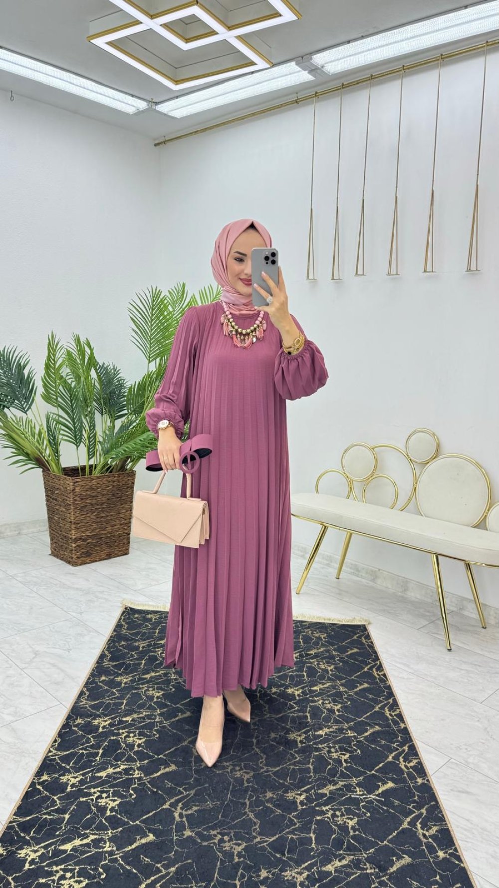 Gül İkra Elbise Tesettür Giyim