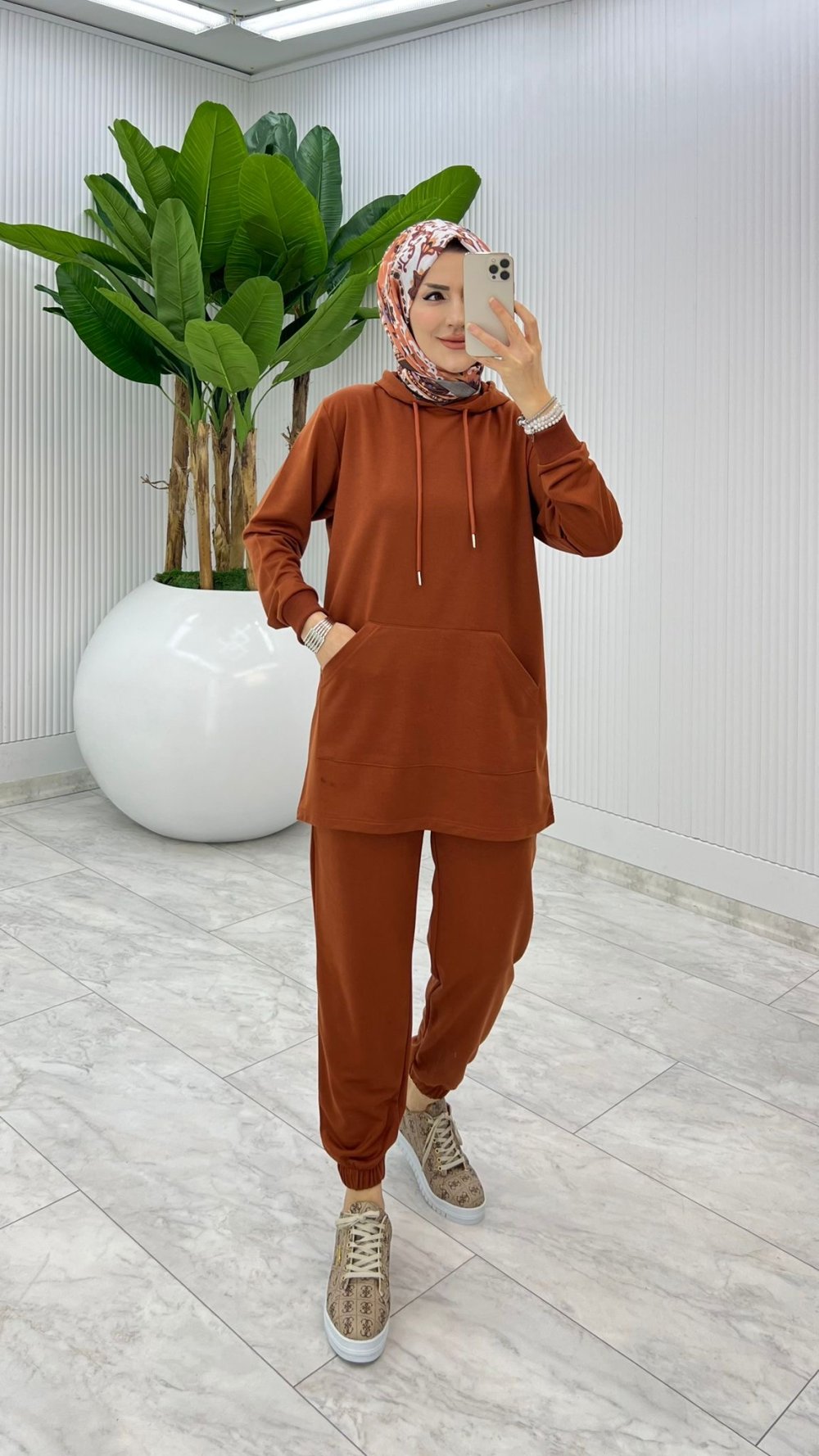 Kiremit Mine Takım Tesettür Giyim