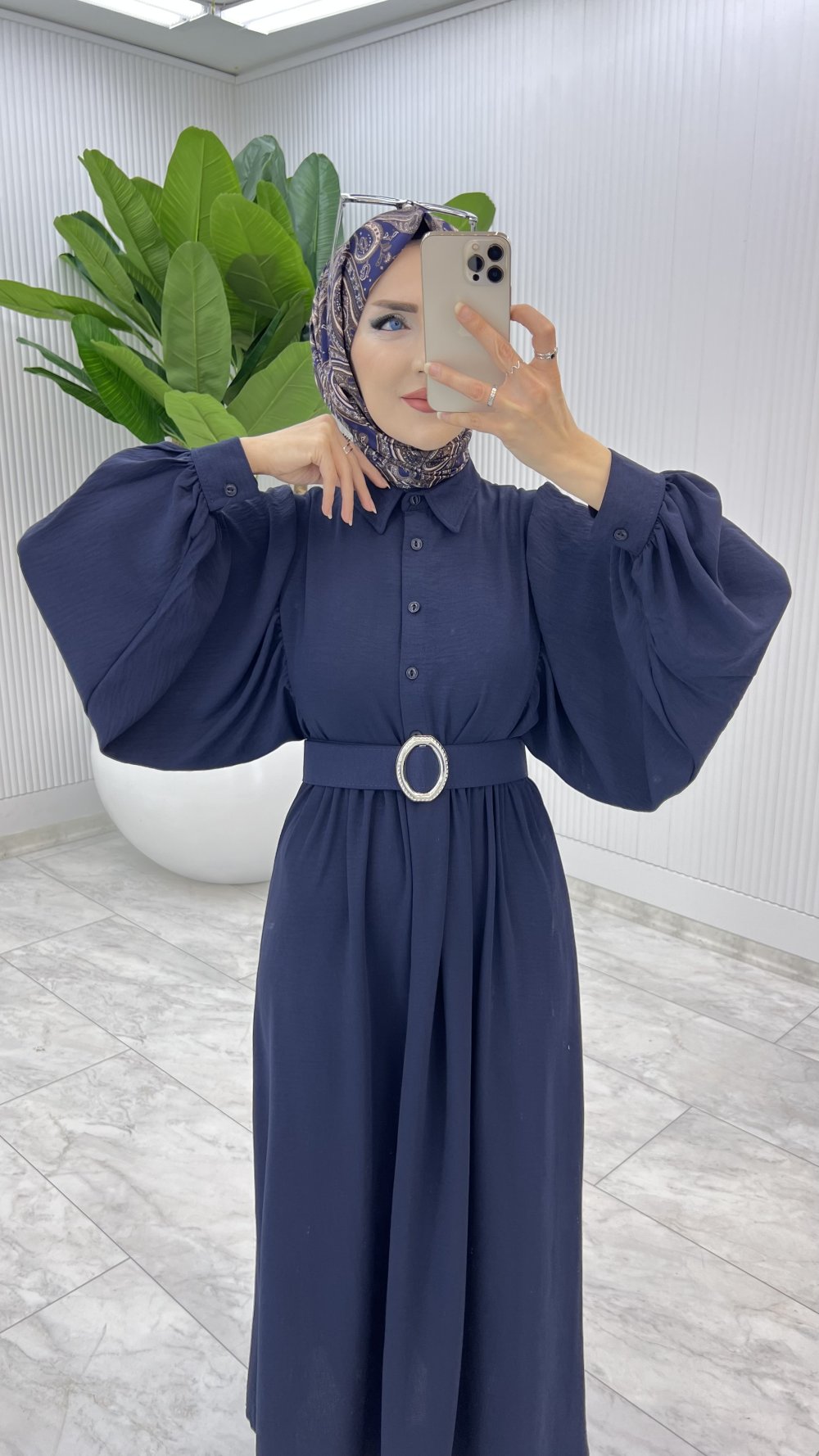 Laci Burçak Elbise Tesettür Giyim