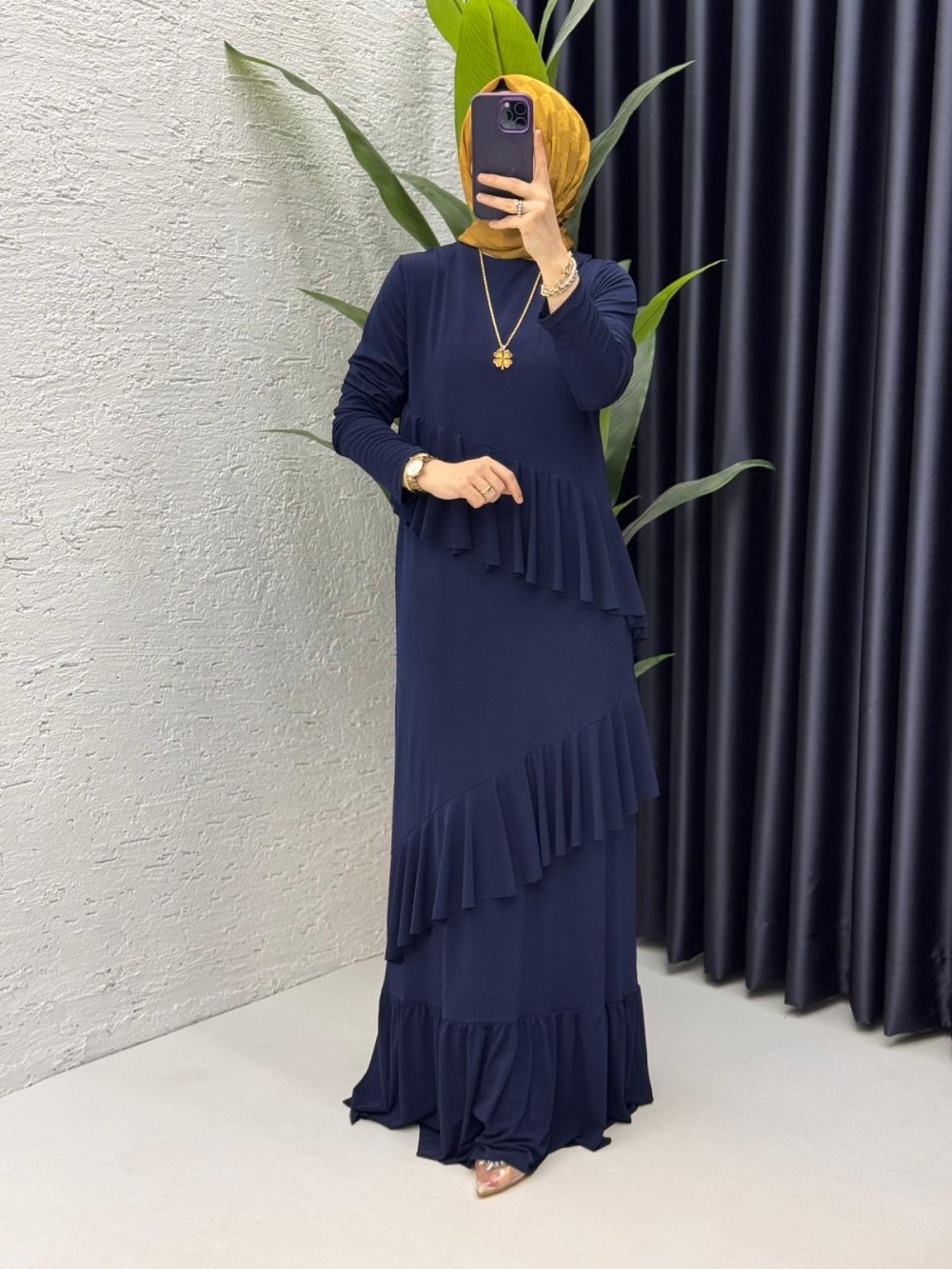 Laci Duru Elbise Tesettür Giyim