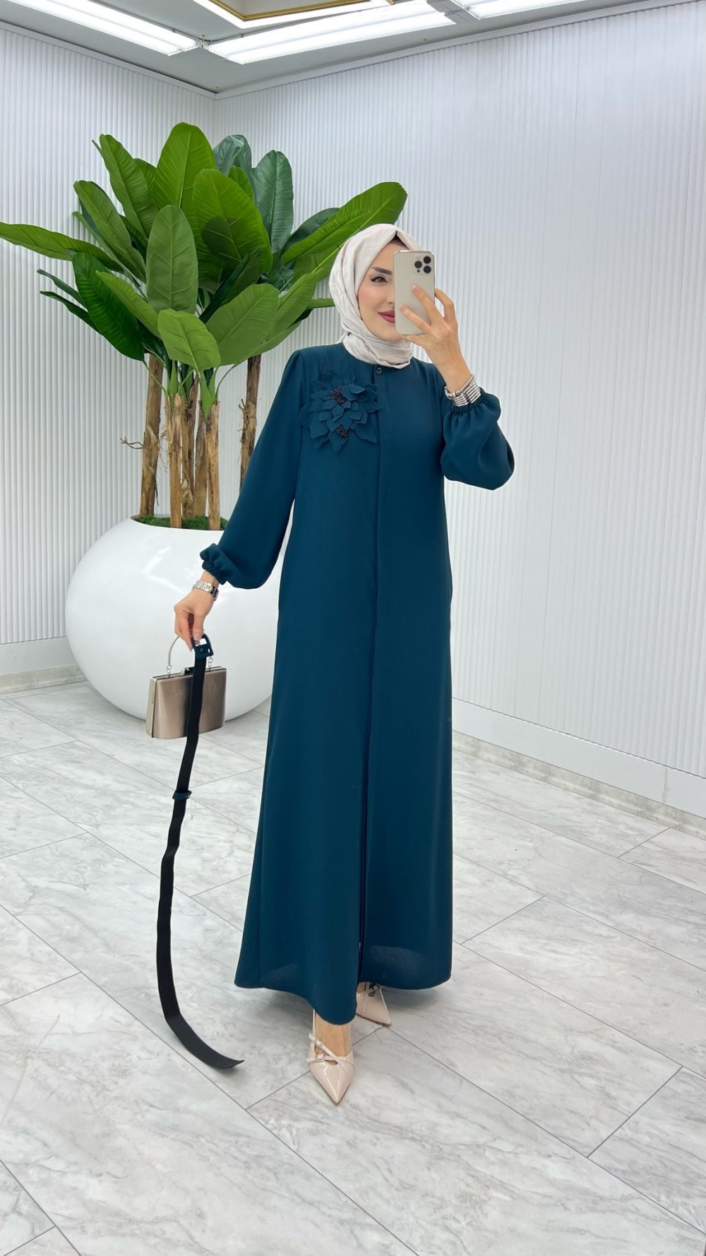 Petrol Premium Yasemin Ferace Tesettür Giyim