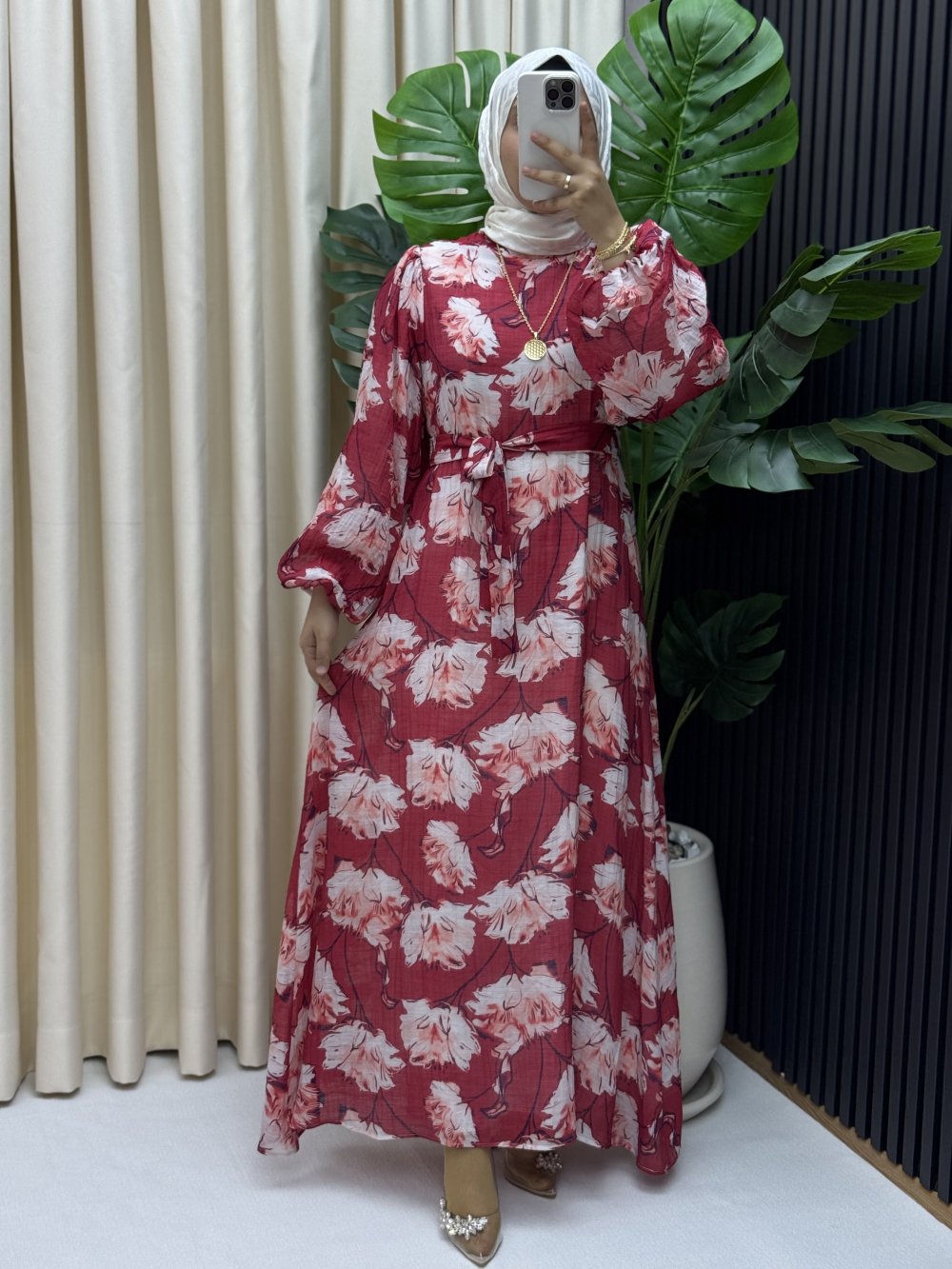 Berfu elbise  Kırmızı