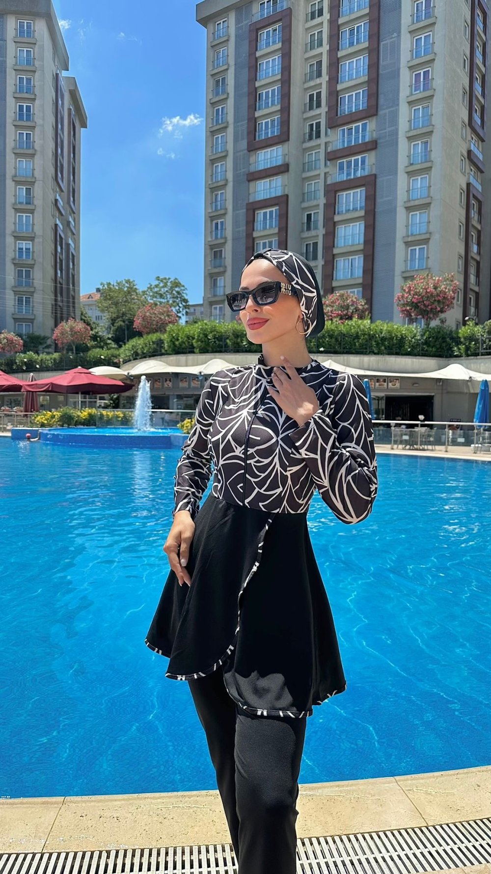 Tesettür Mayo Siyah Siyah