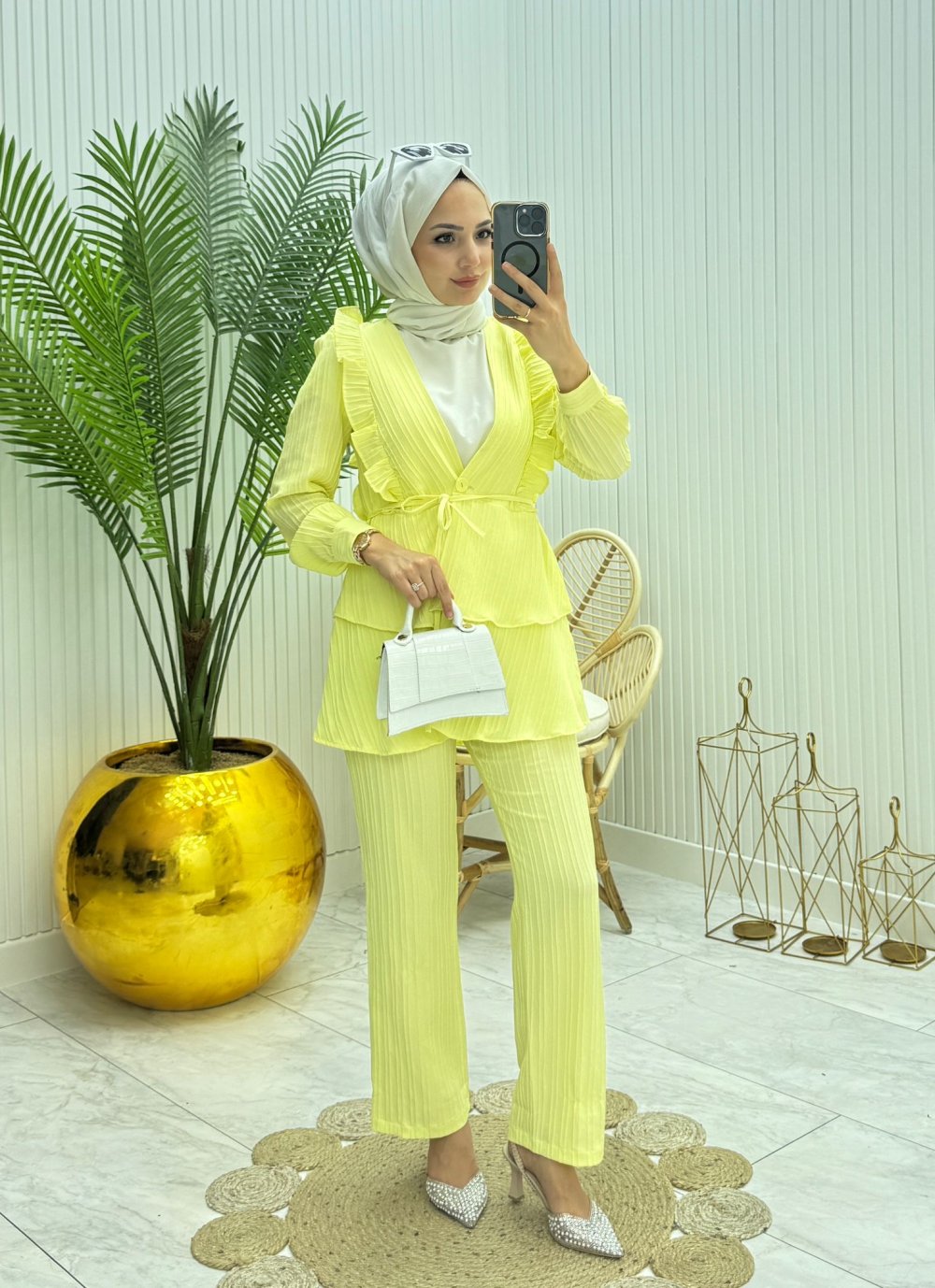 Akordion Takım Sarı Sarı