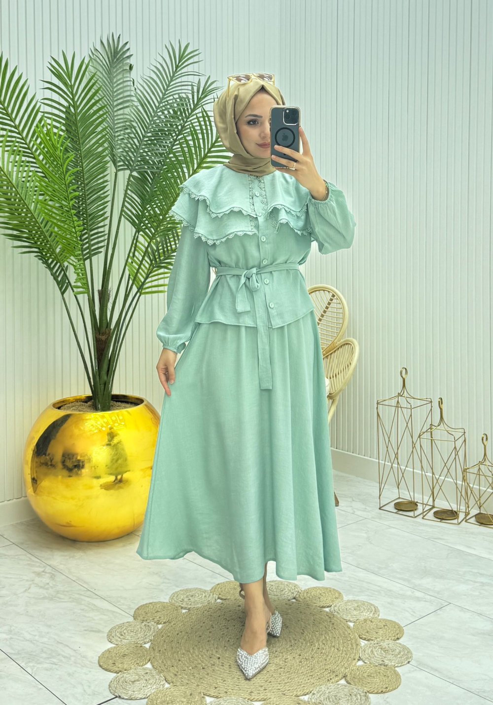 Candy Takım Mint Yeşili Mint Yeşili