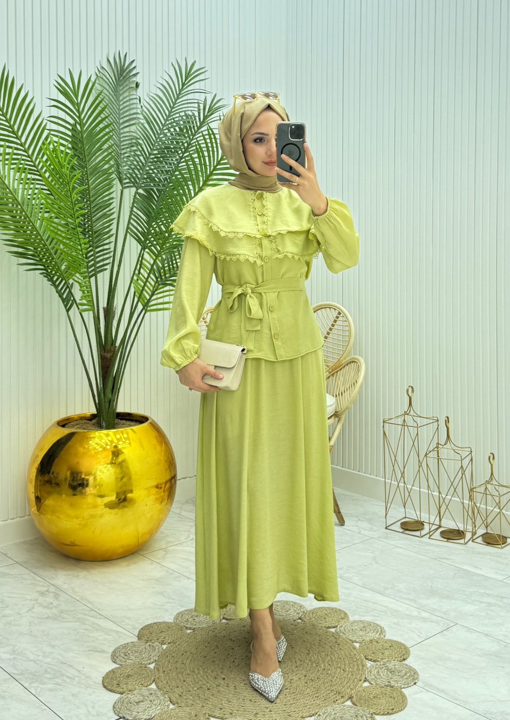 Candy Takım Yağ Yeşili  Yağ Yeşili