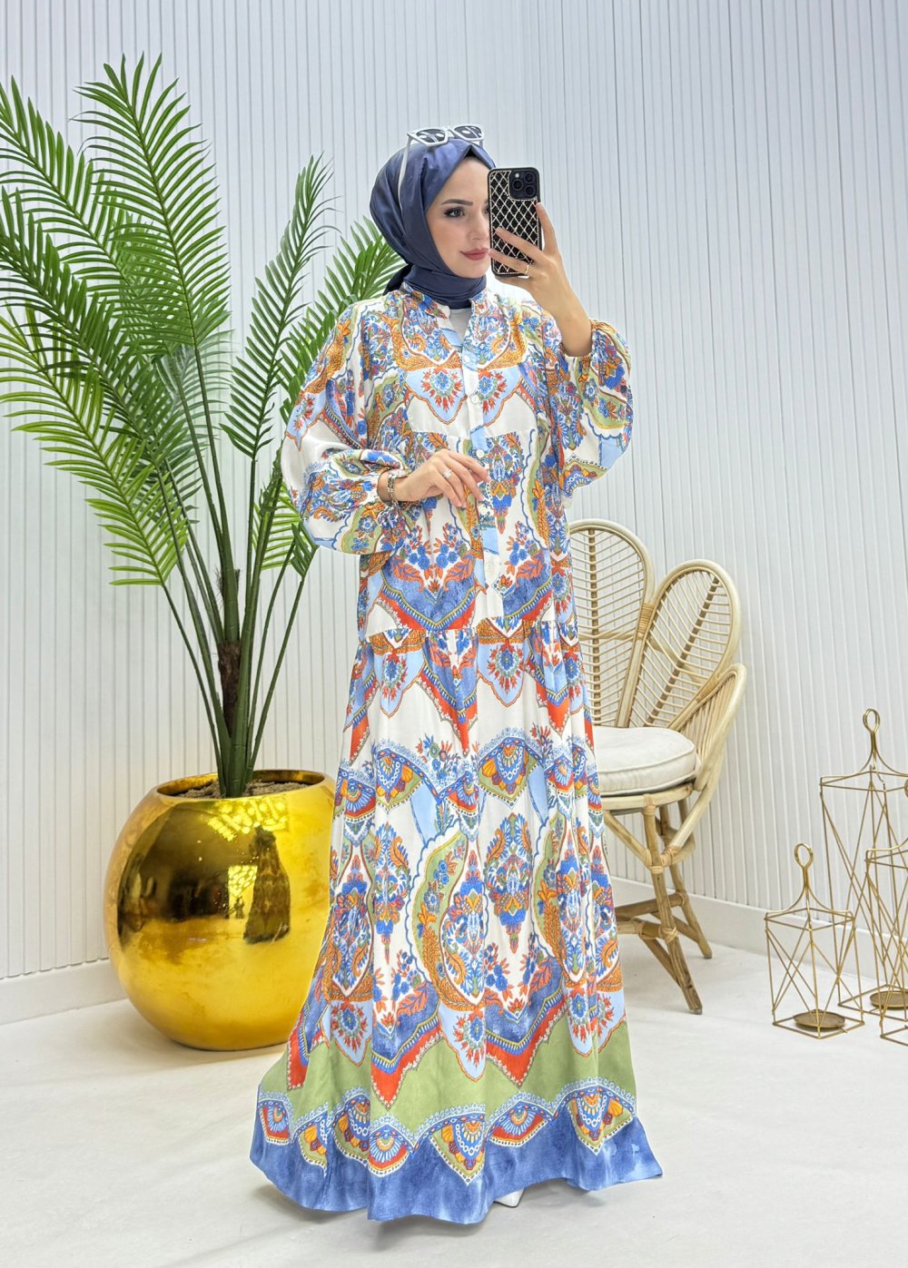 Nar Elbise  Mavi Mavi